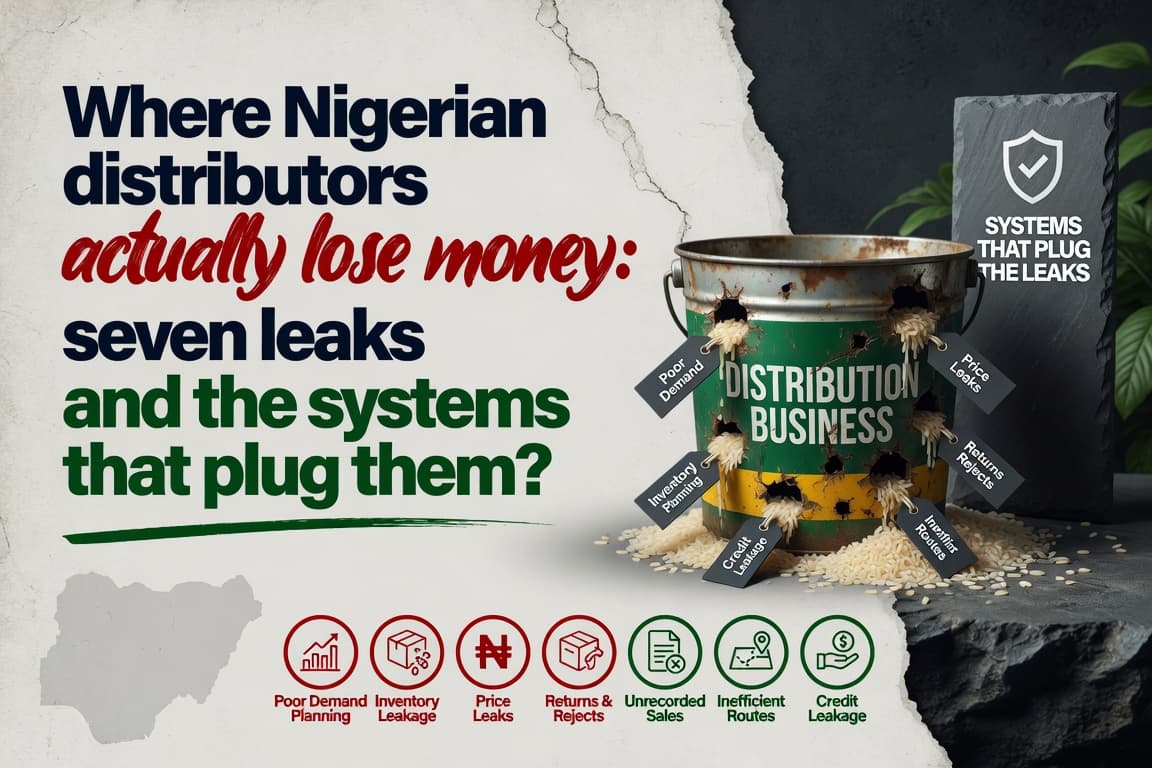Where Nigerian distributors actually lose money: seven leaks and the systems that plug them
